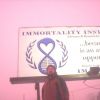 Immortality Institute billboard, up december 2010 to january 2011