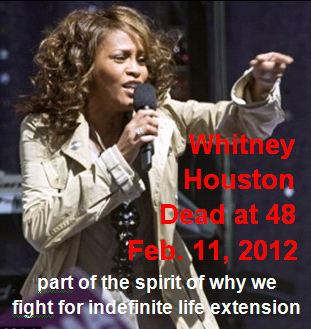 Whitney Houston dead At 48 this Is Why We fight For indefinite life extension