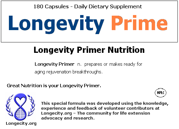 Longevity Prime label