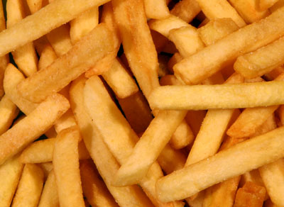 French fries contain dramatically higher amounts of AGEs than boiled potatoes. The deep-frying process together with the sugar that is often added to make fast-food french fries create an environment where AGEs can form a lot more easily. French fries contain dramatically higher amounts of AGEs than boiled potatoes. The deep-frying process together with the sugar that is often added to make fast-food french fries create an environment where AGEs can form a lot more easily.